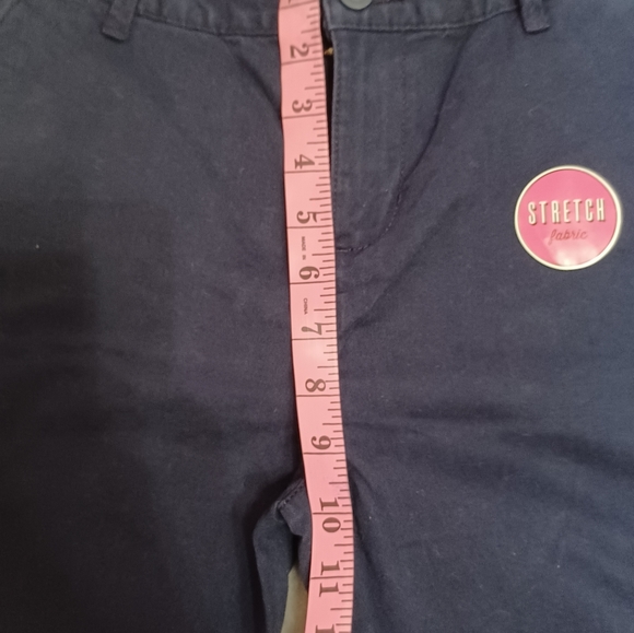 THE CHILDREN'S PLACE Women's Bermuda Short Size 14 Navy Blue Stretch Fabric - Picture 9 of 15